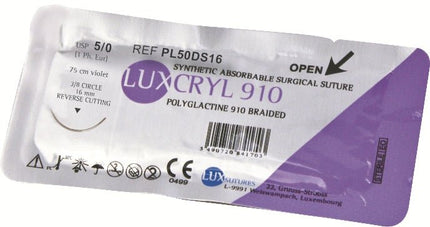 Luxcryl 910 - SurgicMateLuxsutures LuxembourgDS1245 cm