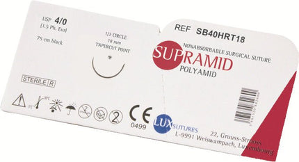 Luxsutures Supramid - SurgicMateLuxsutures LuxembourgDRT 18 mm3/075 cm
