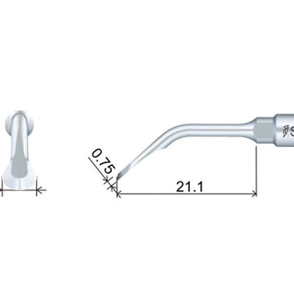 Woodpecker SS4 Piezo Tip - Bone Grafting (4th Gen) - SurgicMateWOODPECKER
