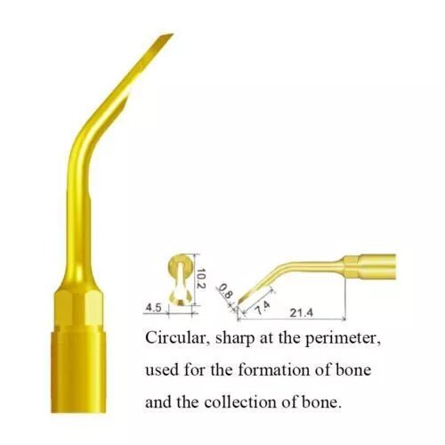 Woodpecker US4 Piezo Tip - Bone Grafting - SurgicMateWOODPECKER